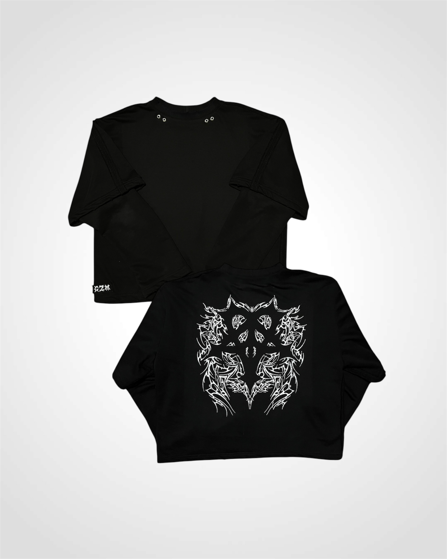 TRIBAL LAYERED SWEATSHIRT