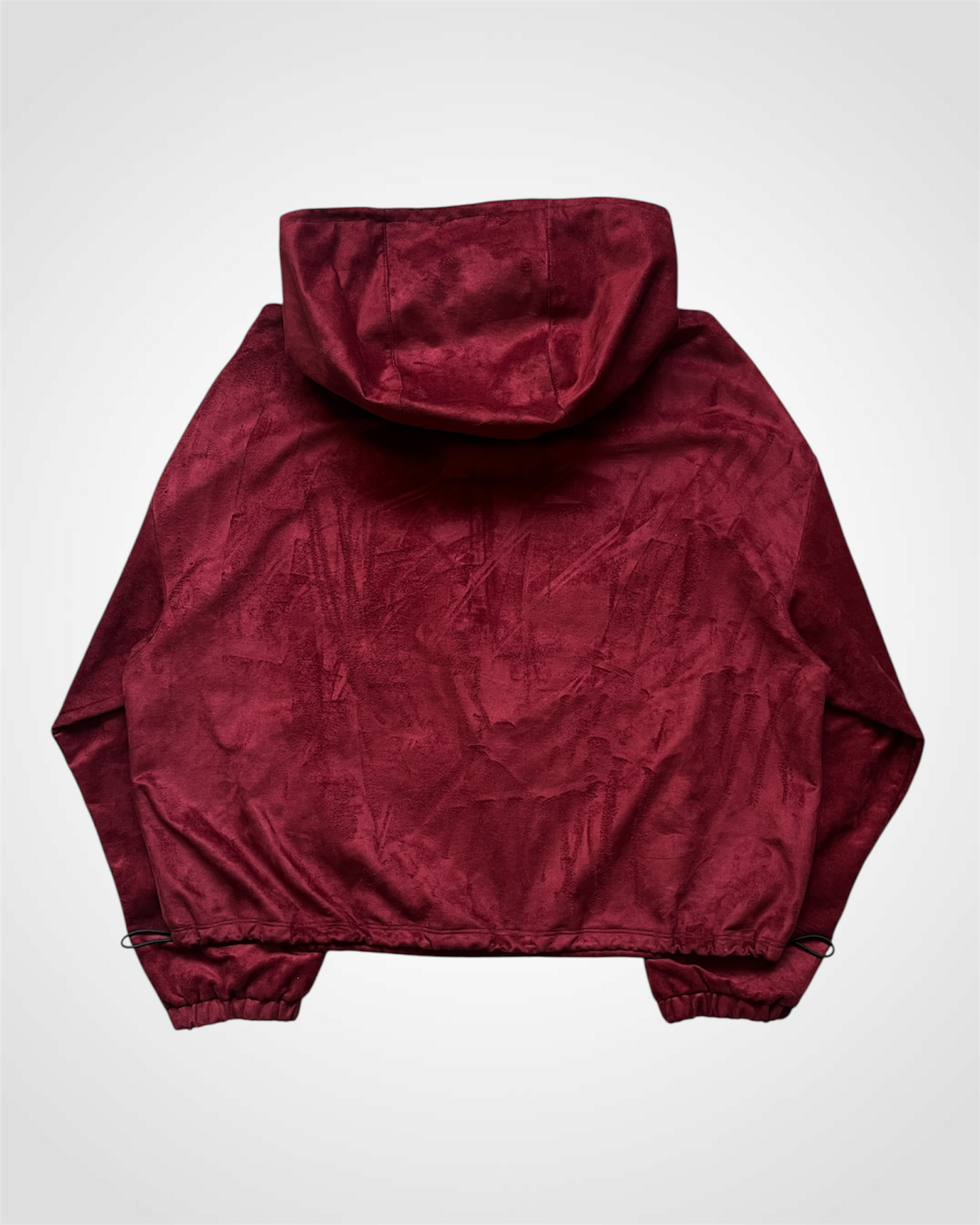 BLOOD SUEDE HALFZIP