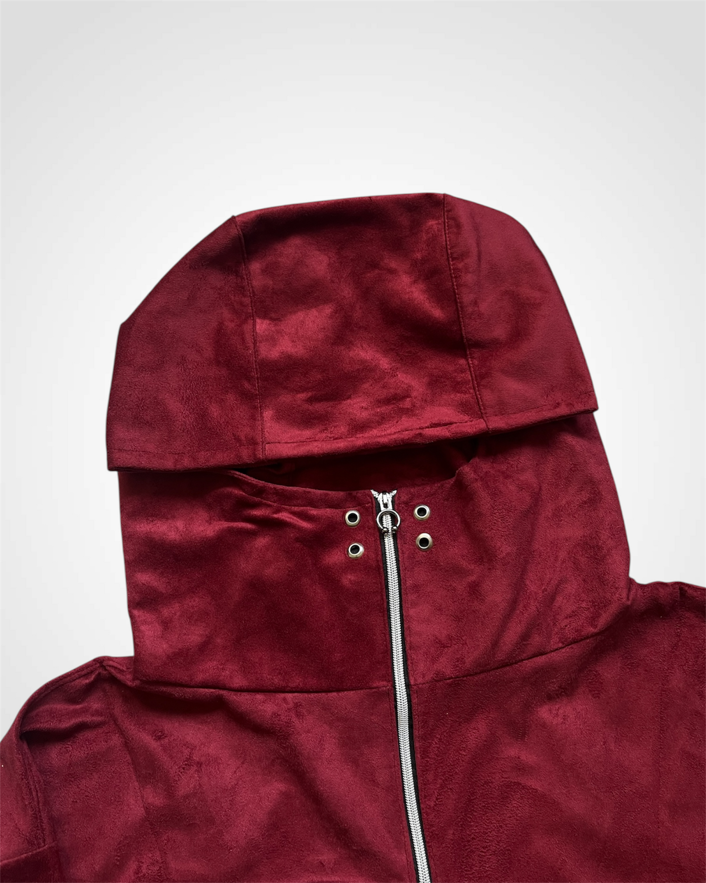 BLOOD SUEDE HALFZIP
