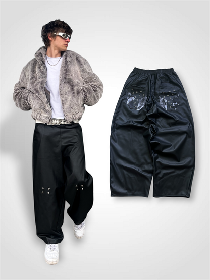 1/1 LEATHER BAGGIES CAMO POCKETS